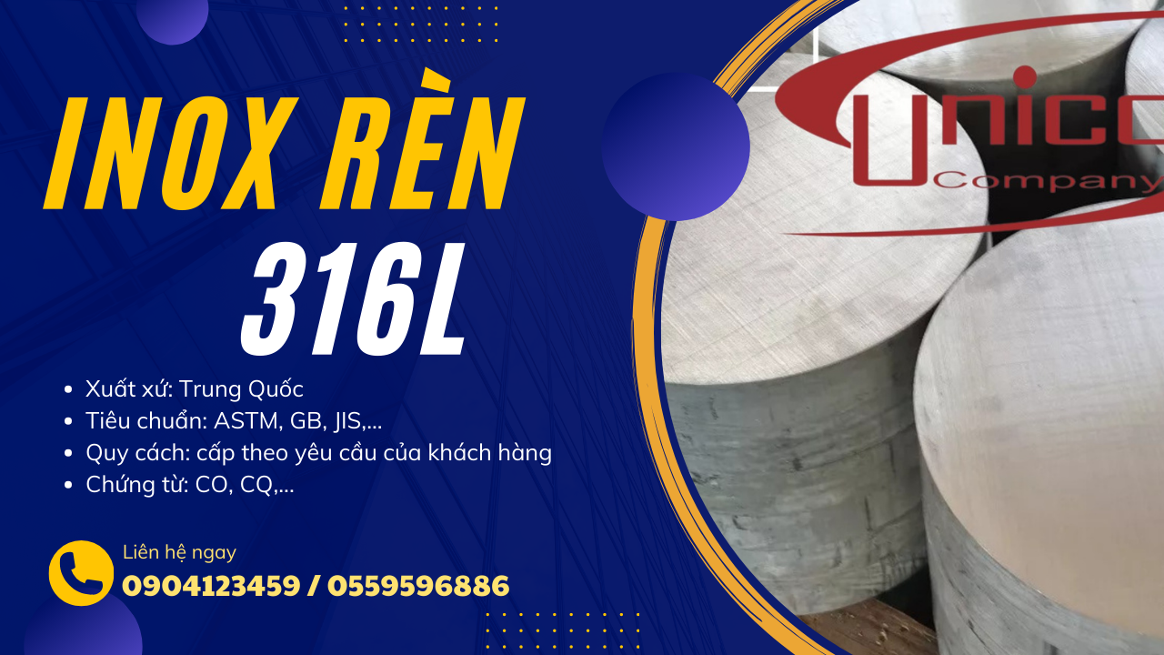 Inox rèn 316L - Unico Steel